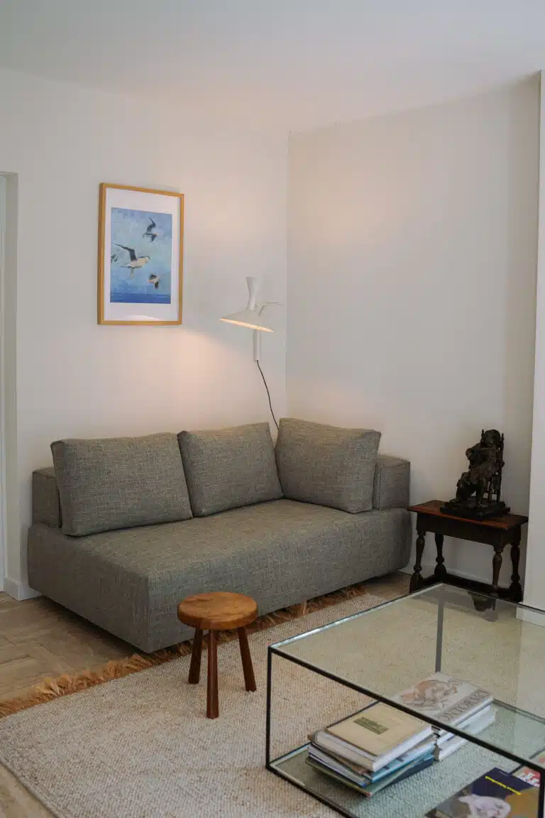 Bank Eyye groen zithoek Nemo marseille lamp